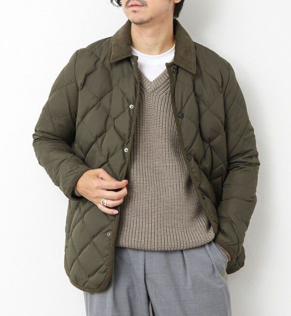 NOLLEY'S goodman「【WEB限定】【TAION/タイオン】別注キルティングジャケット 25AW」|ダウン|オリーブ