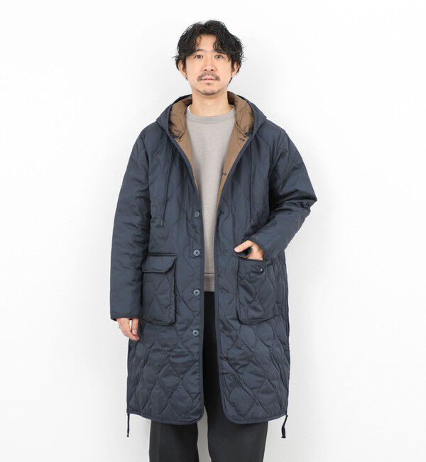 NOLLEY'S goodman「【TAION/タイオン】MILITALY HOOD LONG DOWN JKT 25AW」|ダウン|ダークネイビー