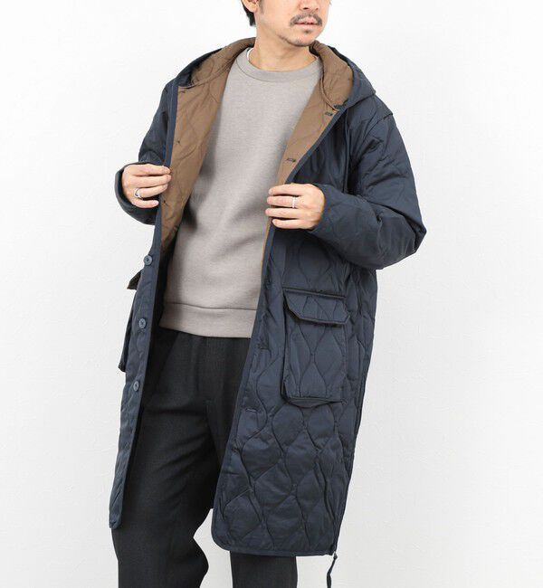 NOLLEY'S goodman「【TAION/タイオン】MILITALY HOOD LONG DOWN JKT 25AW」|ダウン|