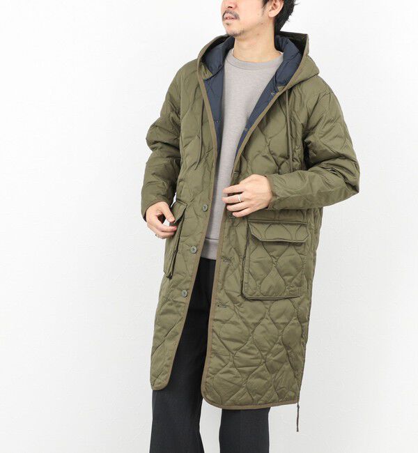 NOLLEY'S goodman「【TAION/タイオン】MILITALY HOOD LONG DOWN JKT 25AW」|ダウン|