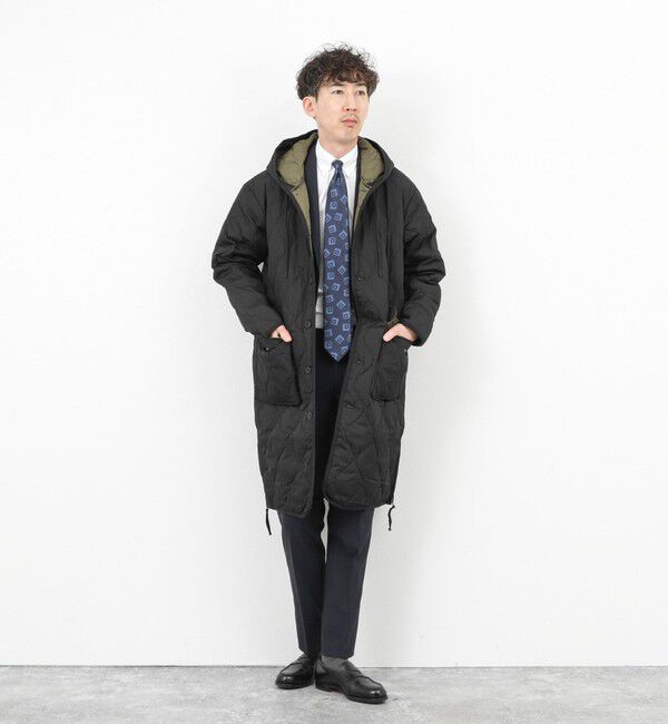 NOLLEY'S goodman「【TAION/タイオン】MILITALY HOOD LONG DOWN JKT 25AW」|ダウン|