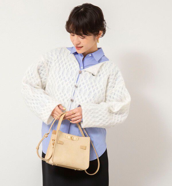 NOLLEY'S sophi「【WALANCE/ワランス】wool mohair cable cropped cardigan」|カーディガン|