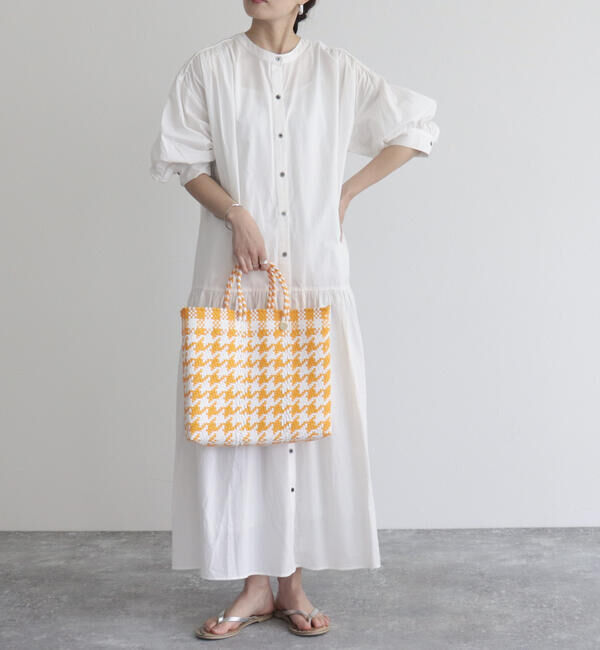 fredy emue「【fredyemueフレディエミュ】コードボリュームシャツワンピース」|ワンピース|