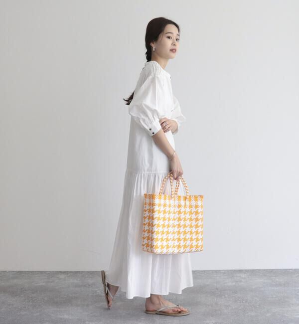 fredy emue「【fredyemueフレディエミュ】コードボリュームシャツワンピース」|ワンピース|