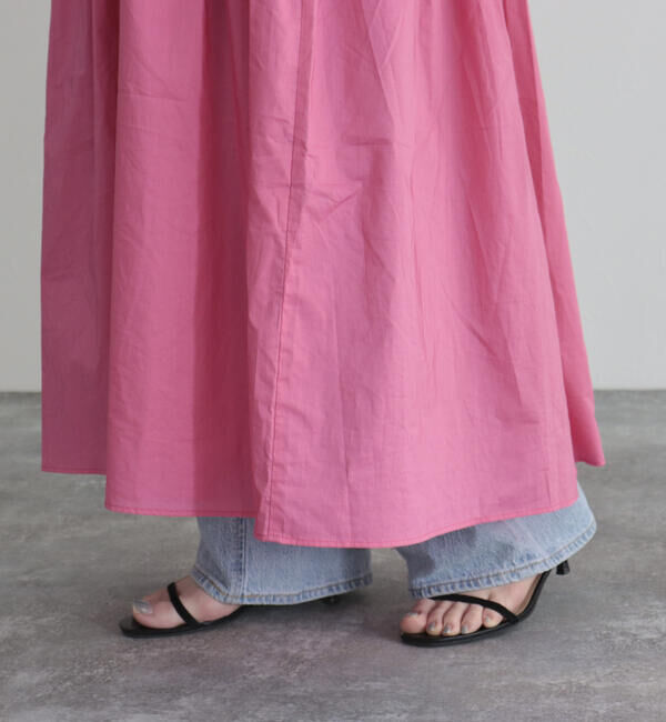 fredy emue「【fredyemueフレディエミュ】コードボリュームシャツワンピース」|ワンピース|