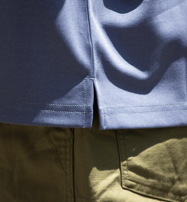 GLOSTER「【GLOSTER/グロスター】ポンチオーバーサイズ クルーネックTシャツ サイドスリット」|Tシャツ・カットソー|