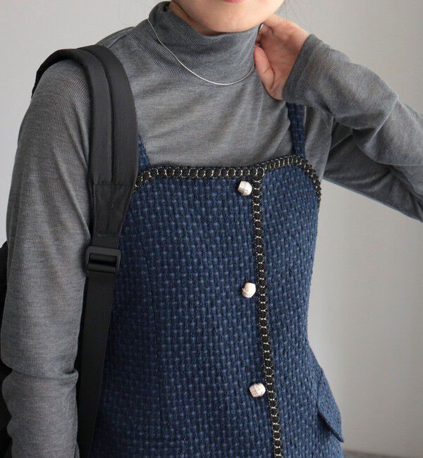 fredy emue「【入卒/セレモニー】ファンシーツィードビスチェ」|シャツ・ブラウス|