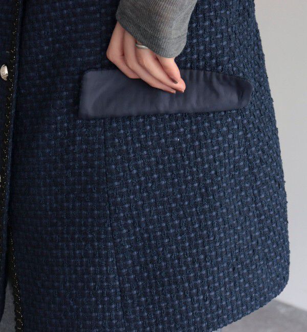 fredy emue「【入卒/セレモニー】ファンシーツィードビスチェ」|シャツ・ブラウス|