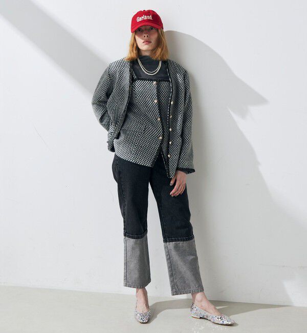 fredy emue「【入卒/セレモニー】ファンシーツィードビスチェ」|シャツ・ブラウス|