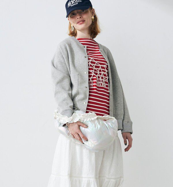 fredy emue「ソフトパテッドシャーリングショルダーバッグ」|ショルダー・メッセンジャー|