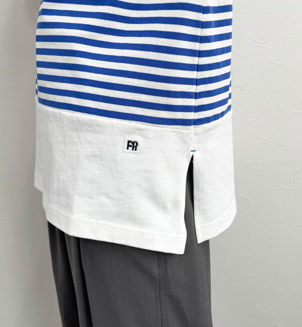 fredy emue「スキッパーフレンチボーダープルオーバーカットソー」|Tシャツ・カットソー|