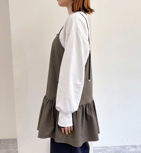 fredy emue「チェック柄レイヤードキャミワンピース」|ワンピース|