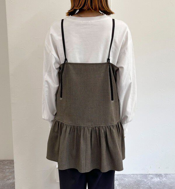 fredy emue「チェック柄レイヤードキャミワンピース」|ワンピース|