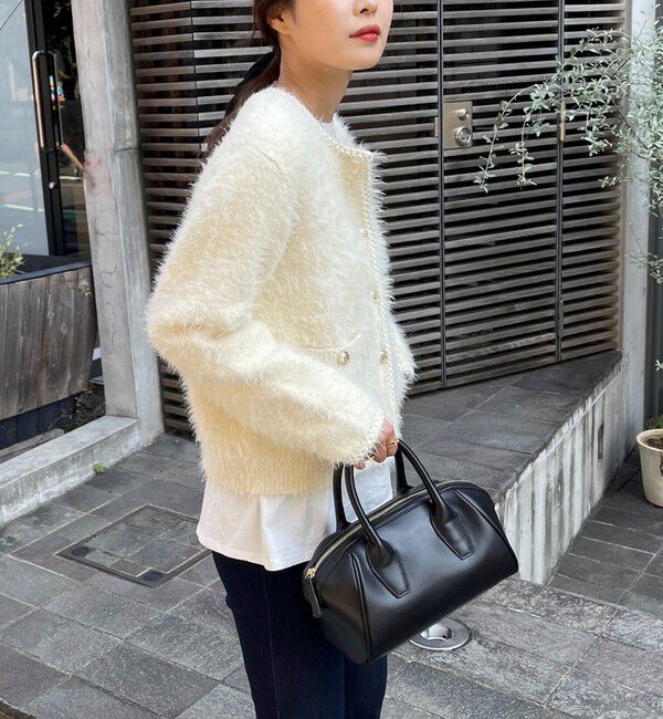 fredy emue「シャギーポケ付きジャケットカーディガン」|カーディガン|