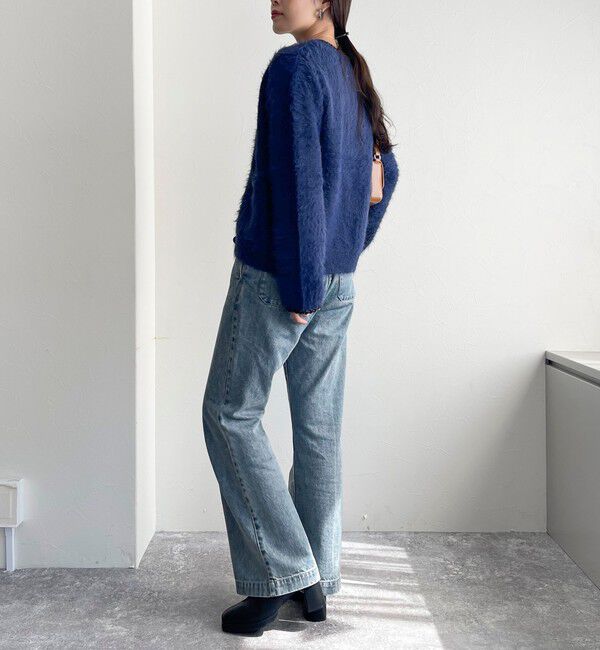 fredy emue「シャギーポケ付きジャケットカーディガン」|カーディガン|