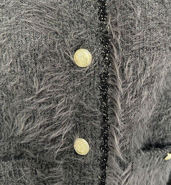 fredy emue「シャギーポケ付きジャケットカーディガン」|カーディガン|