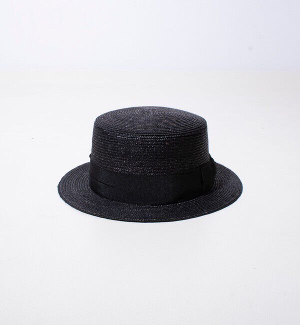 GLOSTER「【GLOSTER/グロスター】STRAW BOATER HAT ストローハット 麦わら カンカン帽」|ハット|