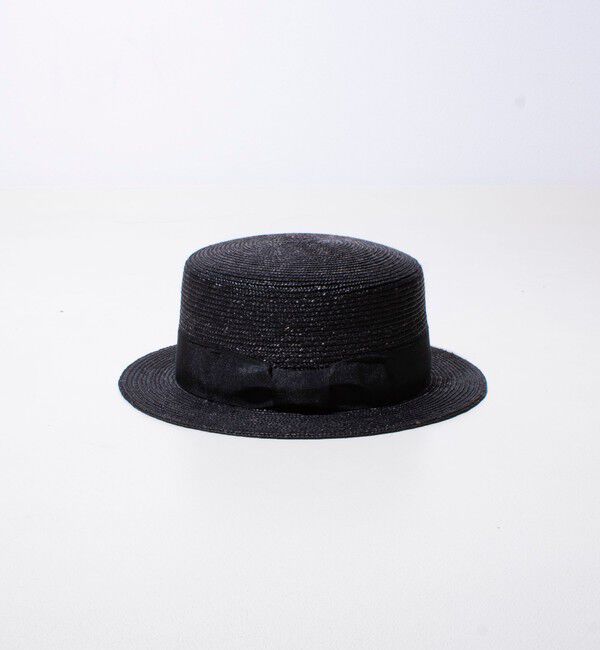 GLOSTER「【GLOSTER/グロスター】STRAW BOATER HAT ストローハット 麦わら カンカン帽」|ハット|