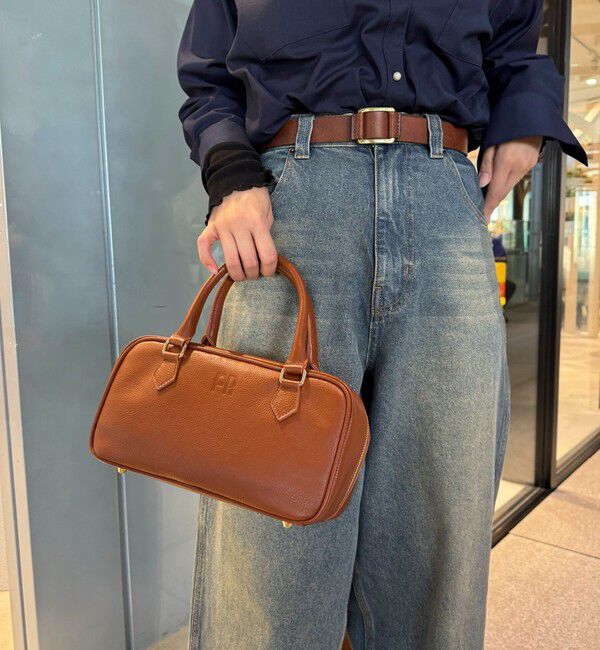 fredy emue「FR横長レザーボストンバッグ」|ショルダー・メッセンジャー|