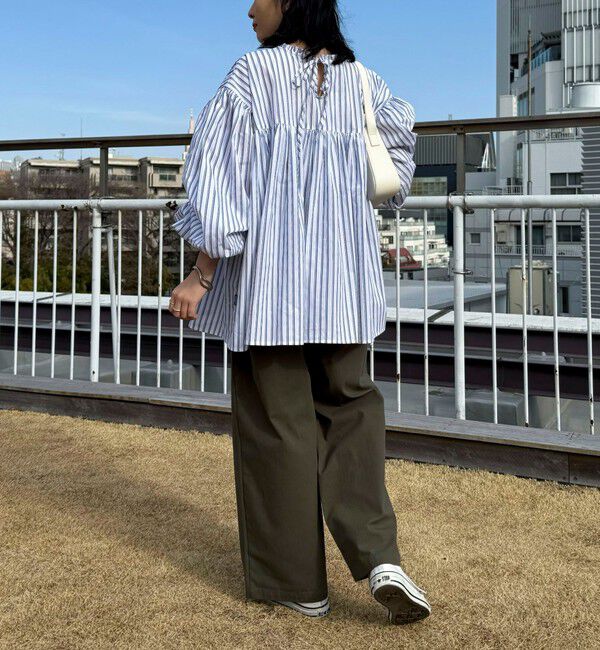 fredy emue「【GEVACO/ゲバコ】ピンタックボリュームスリーブブラウス」|シャツ・ブラウス|