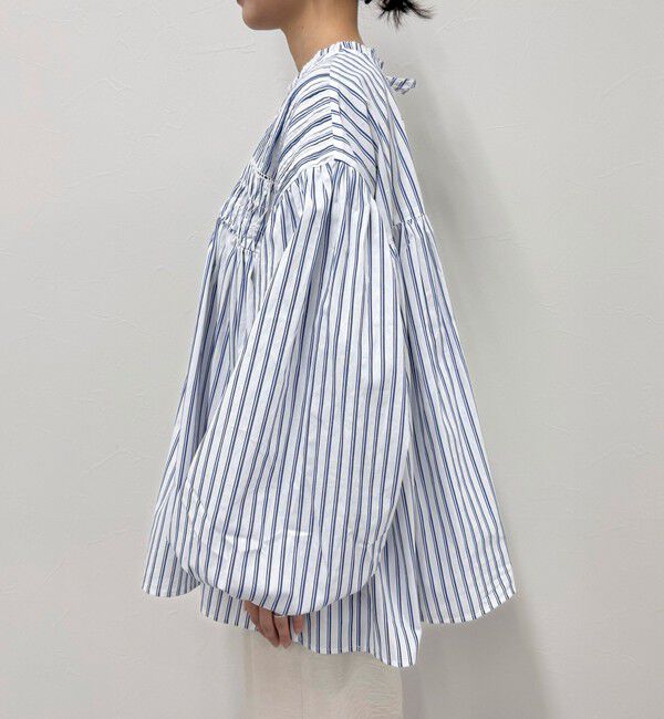 fredy emue「【GEVACO/ゲバコ】ピンタックボリュームスリーブブラウス」|シャツ・ブラウス|