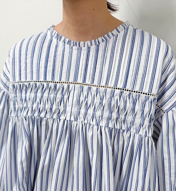 fredy emue「【GEVACO/ゲバコ】ピンタックボリュームスリーブブラウス」|シャツ・ブラウス|