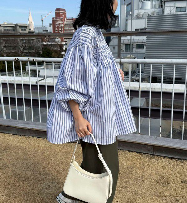 fredy emue「【GEVACO/ゲバコ】ピンタックボリュームスリーブブラウス」|シャツ・ブラウス|