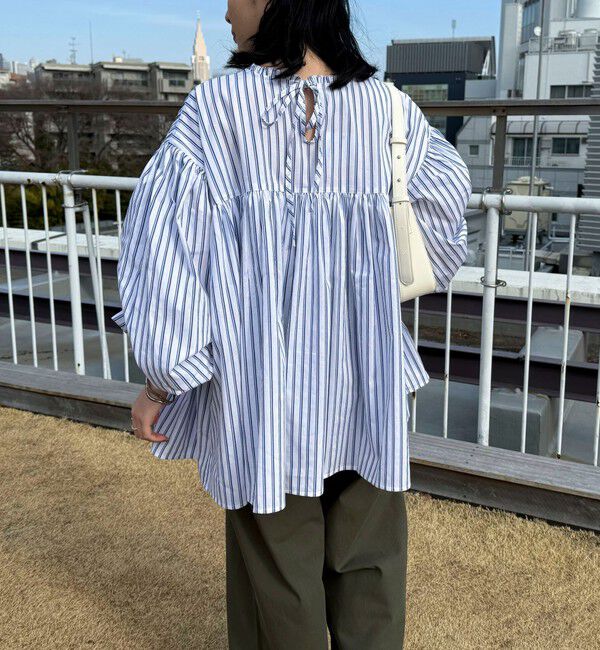 fredy emue「【GEVACO/ゲバコ】ピンタックボリュームスリーブブラウス」|シャツ・ブラウス|