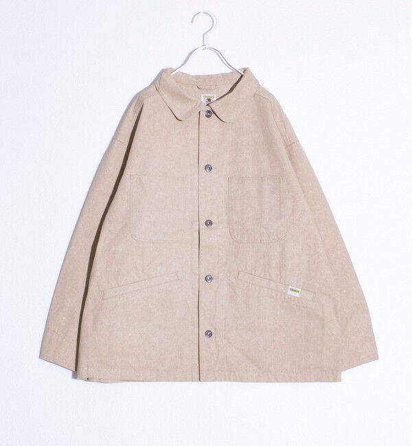 FREDY MAC「【FREDYMAC/フレディマック】ピグメントツイル カバーオール」|ブルゾン・スタジャン|ベージュ