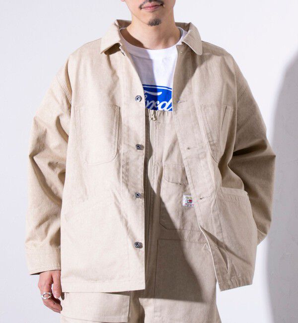 FREDY MAC「【FREDYMAC/フレディマック】ピグメントツイル カバーオール」|ブルゾン・スタジャン|