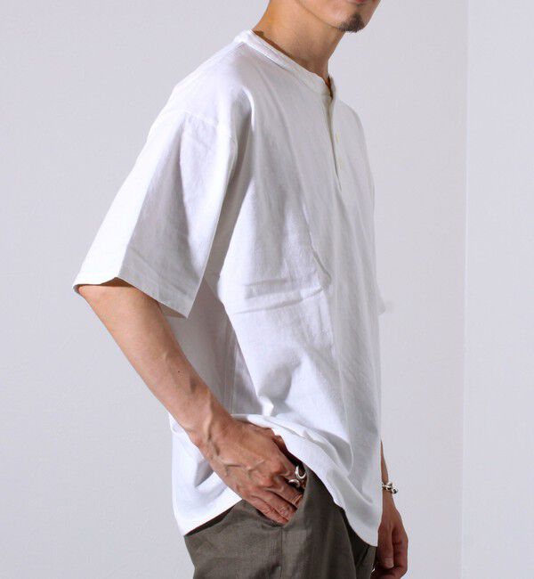 FREDY MAC「【FREDYMAC/フレディマック】 USコットン スノーウォッシュ ヘンリーネックTシャツ」|Tシャツ・カットソー|