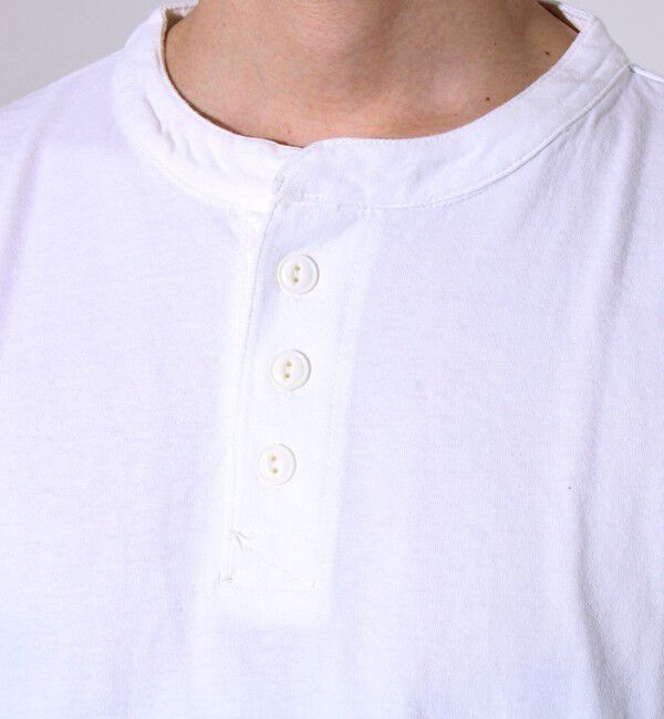 FREDY MAC「【FREDYMAC/フレディマック】 USコットン スノーウォッシュ ヘンリーネックTシャツ」|Tシャツ・カットソー|