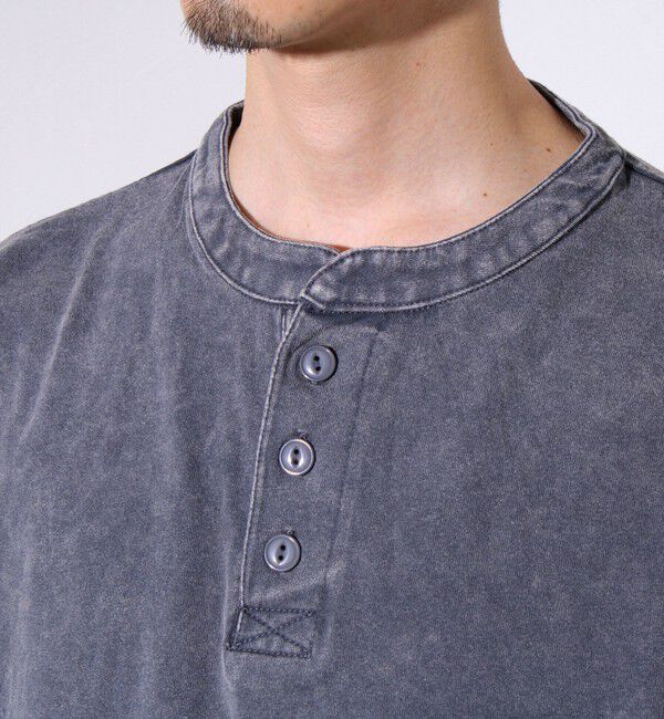 FREDY MAC「【FREDYMAC/フレディマック】 USコットン スノーウォッシュ ヘンリーネックTシャツ」|Tシャツ・カットソー|