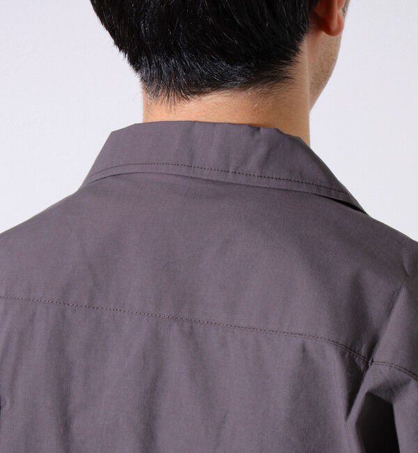 GLOSTER「【GLOSTER/グロスター】綿ブロード ショートスリーブ カクテル刺繍 オープンカラーシャツ」|シャツ・ブラウス|