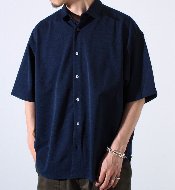 GLOSTER「&rdquo;速乾性・ストレッチ性・抗ピリング性・耐洗濯性&rdquo; PERFECTEX ハイツイスト 半袖シャツ」|シャツ・ブラウス|