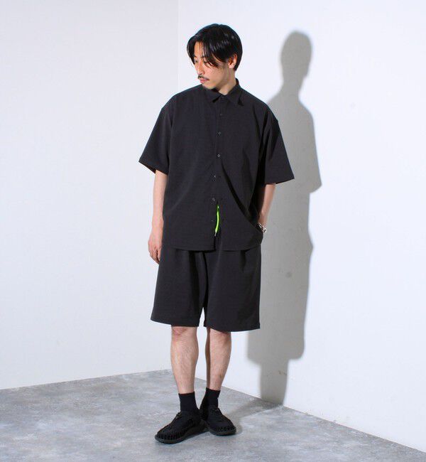 GLOSTER「&rdquo;速乾性・ストレッチ性・抗ピリング性・耐洗濯性&rdquo; PERFECTEX ハイツイスト 半袖シャツ」|シャツ・ブラウス|