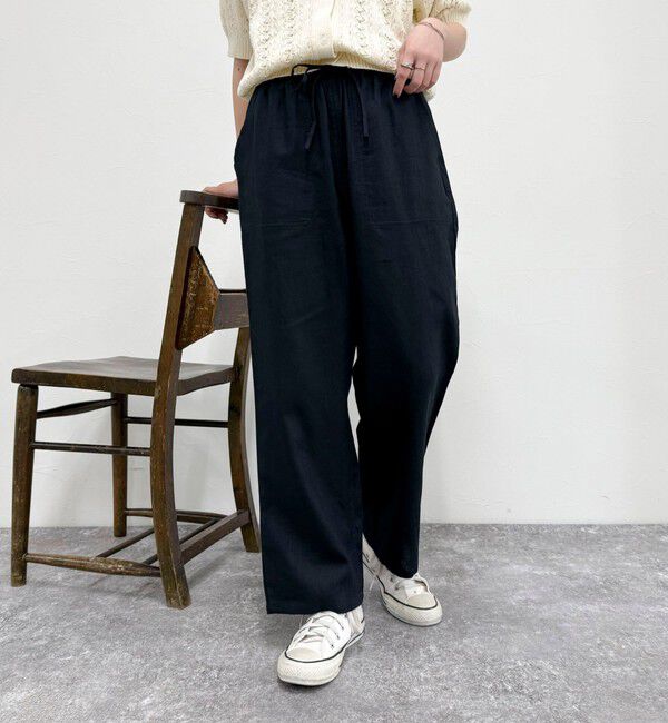fredy emue「【GEVACO/ゲバコ】コットンリネンイージーパンツ」|チノ|