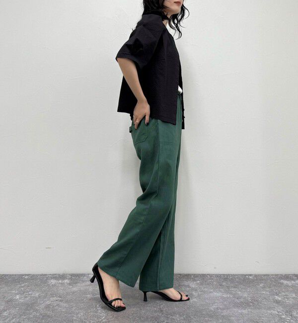 fredy emue「【GEVACO/ゲバコ】コットンリネンイージーパンツ」|チノ|