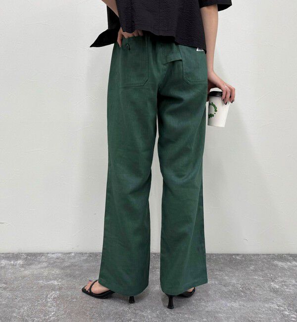 fredy emue「【GEVACO/ゲバコ】コットンリネンイージーパンツ」|チノ|