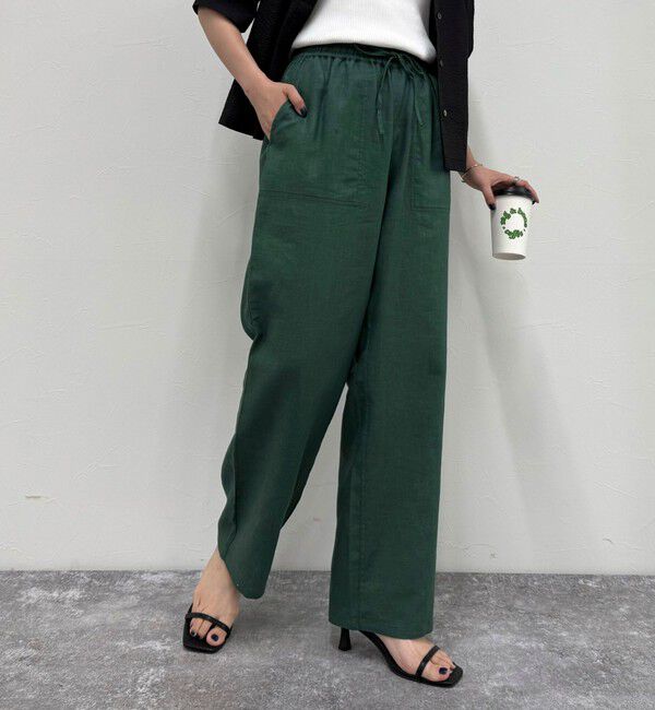 fredy emue「【GEVACO/ゲバコ】コットンリネンイージーパンツ」|チノ|