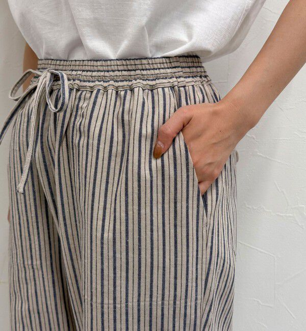 fredy emue「【GEVACO/ゲバコ】コットンリネンイージーパンツ」|チノ|