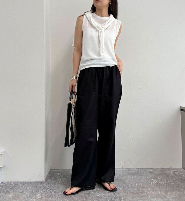 fredy emue「【GEVACO/ゲバコ】コットンリネンイージーパンツ」|チノ|