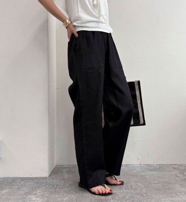 fredy emue「【GEVACO/ゲバコ】コットンリネンイージーパンツ」|チノ|