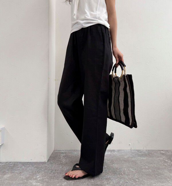 fredy emue「【GEVACO/ゲバコ】コットンリネンイージーパンツ」|チノ|