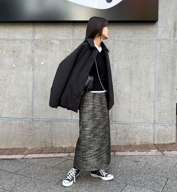 fredy emue「ラメツィードスカート」|スカート|