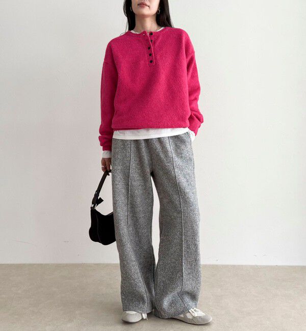 fredy emue「ヘンリーネックニットプルオーバー」|ニット・セーター|