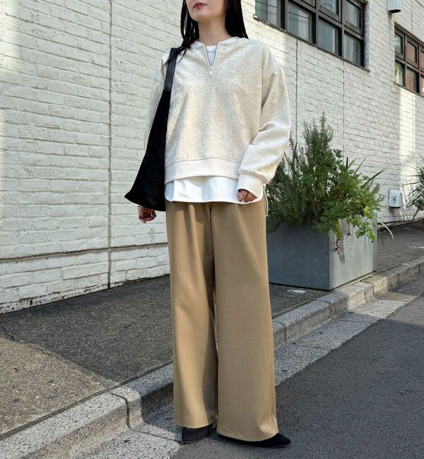 fredy emue「モールニットソーハーフジッププルオーバー」|Tシャツ・カットソー|