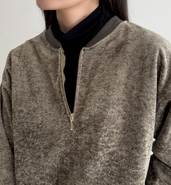 fredy emue「モールニットソーハーフジッププルオーバー」|Tシャツ・カットソー|