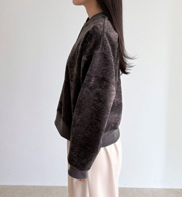 fredy emue「モールニットソーハーフジッププルオーバー」|Tシャツ・カットソー|