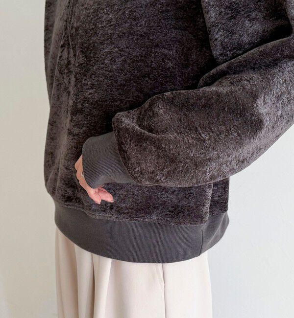 fredy emue「モールニットソーハーフジッププルオーバー」|Tシャツ・カットソー|